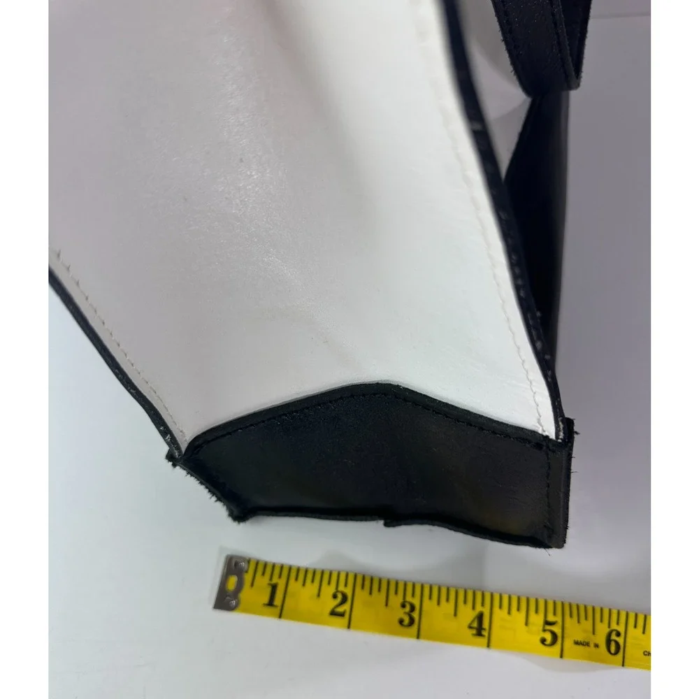Patricia Nash Colorblock Toscano Large Tote Bag Black Ivory Handbag *No Tassels - Picture 15 of 16